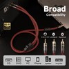 TODN Audiophile RCA to 3.5 mm Audio Cable with OFC