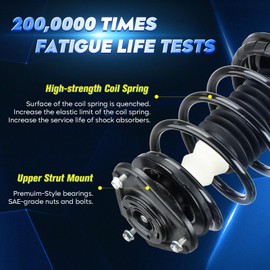 Front Strut Assembly & Sway Bar Links for 2004-2009 Toyota Prius, Shock Absorbers Replace 172358 172357 4PCS