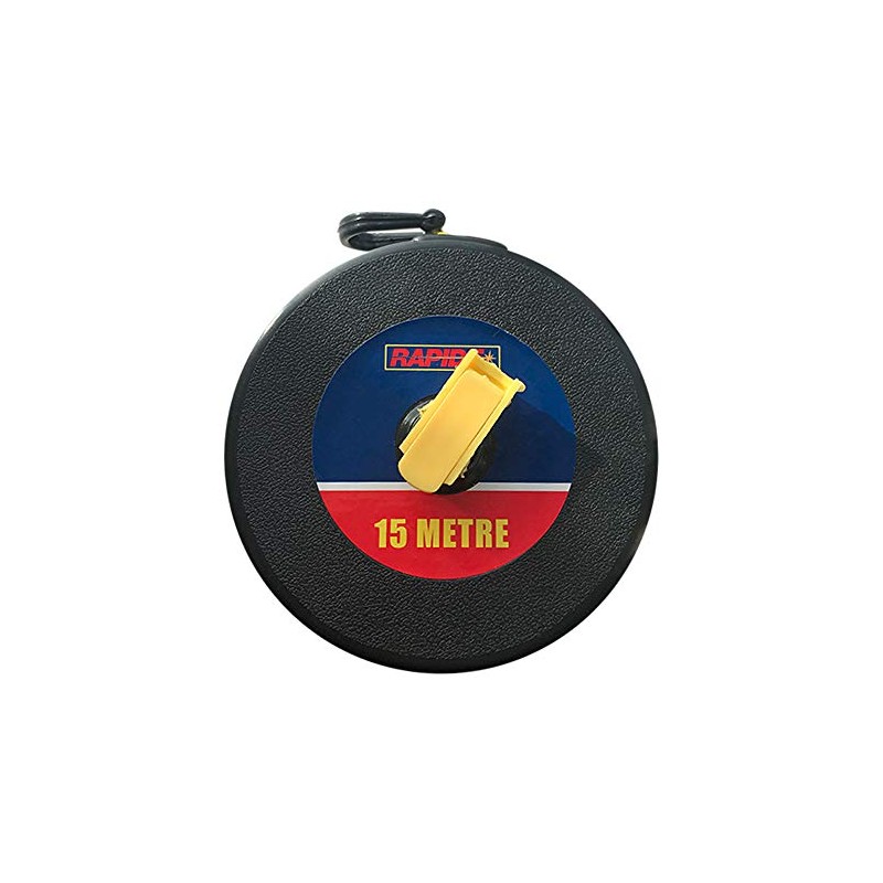 15m Fiberglass Tape Measure Builders Surveyors Long Reel Roll Measuring