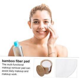 Healvian Bamboo Cotton Makeup Remover Pads Reusable Makeup Sponges Deep Cleansing No Pilling for Face Cleaning Eraser