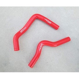 Silicone Radiator Hose for Suzuki RM85 RM 85 2002-2015 2003 2004 2005 2006 07 08 (Red)