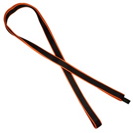 TFTICFH 25mm Climbing Sling Runner- 29kN CE Tubular Webbing- Heavy Duty Strap for Arborist, Firefighter Rescue, Rock Climbing, Rappelling, Rigging,Swing,Hanging,Yoga Hammock,Tree Work,120cm,Orange,1pc