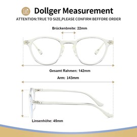 Blue light filter glasses computer glasses without prescription anti-blue light classic round frame gaming glasses for men and women. - transparent