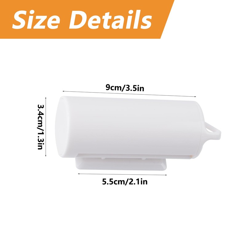MOROBOR Toothpaste Squeezer Roller Dispenser, 2pcs Plastic Tube Squeezer Roller