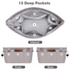 Eurhomewit Handbag Organiser, Nylon Bag Organiser Insert for Tote Bag,