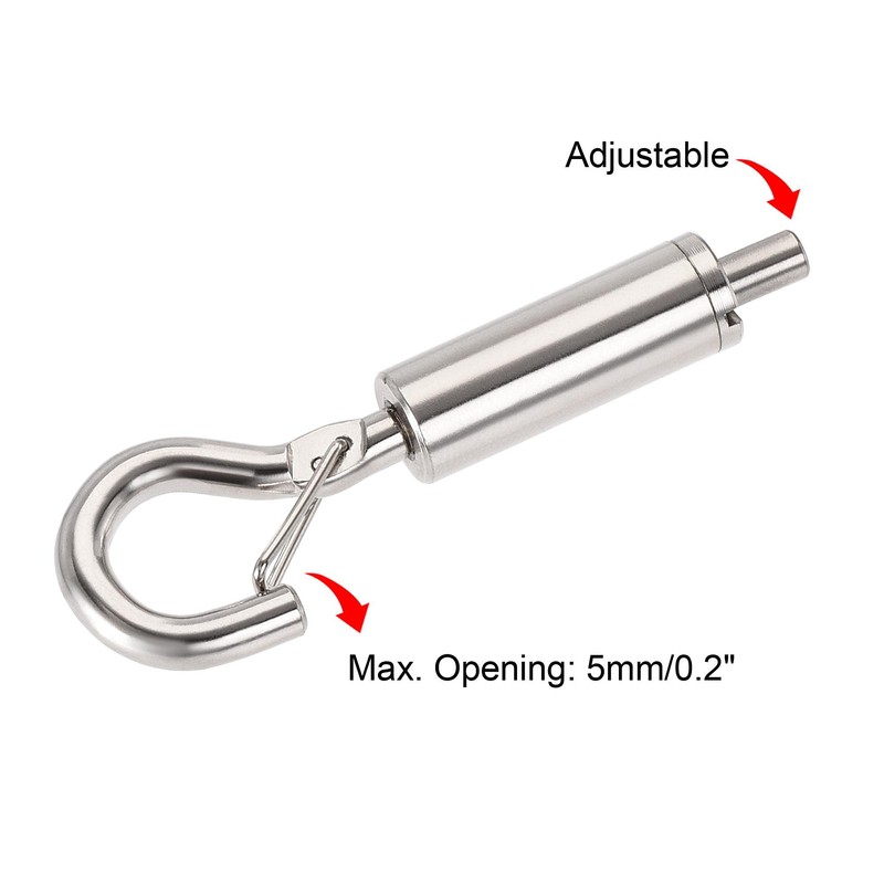 sourcing map Picture Hanging Wire Hook, 6pcs 5mm Open Adjustable