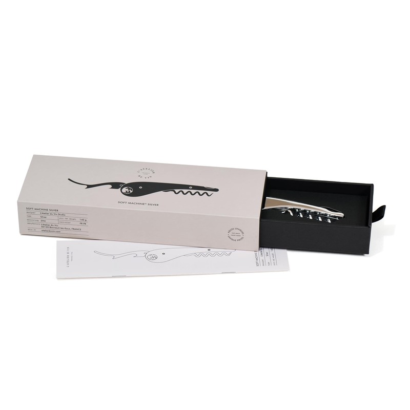 L'Atelier du Vin – Soft Machine Silver – Sommelier Corkscrew