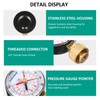 Lepmerk 2- 1/2'' Pressure Gauge Water Pressure Test Gauge 3/4''