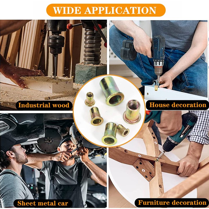 YIYICO Rivet Nuts Blind Rivet Nuts Rivet Nuts M3 M4