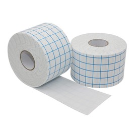 2 Rolls Non-Woven Dressing Retention Tape, Cover Roll Stretch Tape 4" x 10 Yards Non-Woven Breathable Adhesive Bandages Tape Protective Stretch Bandage Roll