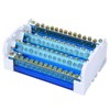 Terminal Block Busbar, 4 Input 56 Output Single-Phase Distribution Box