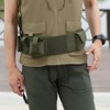 Tactical Battle Belt Set, Airsoft Molle Girdle with Buckle &