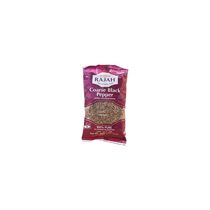 Rajah Pepper Black Coarse Pkt - 400G