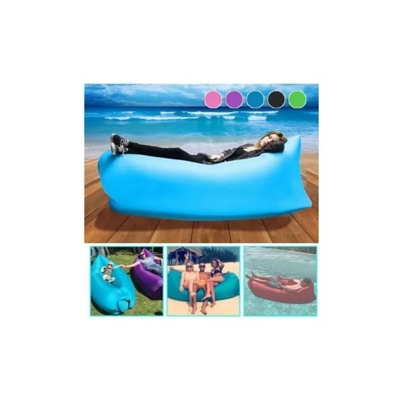 Molin Dollins Sofá Inflable Flotante Y Portátil Para Playa Y