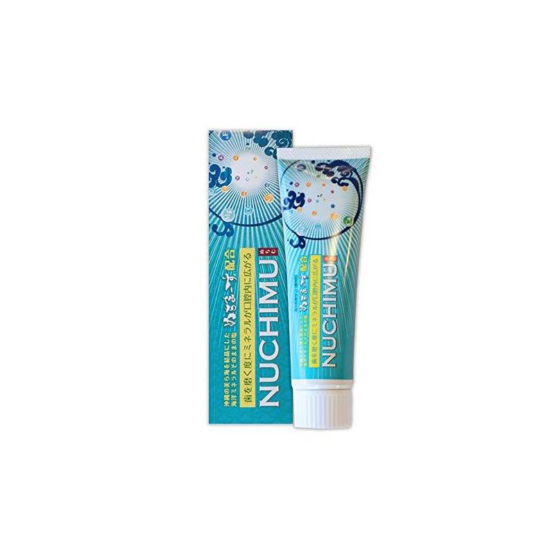 Medicated Toothpaste & Nuchimu (Okinawa Nuchimasu) Mineral spreads into the