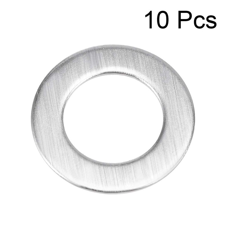 sourcing map 10 Pcs 11mm x 18mm x 0.8mm 304