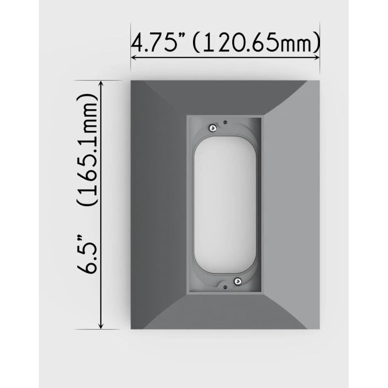 Hidden River Lab Ring Doorbell Wired PRO adapter plate NUTONE