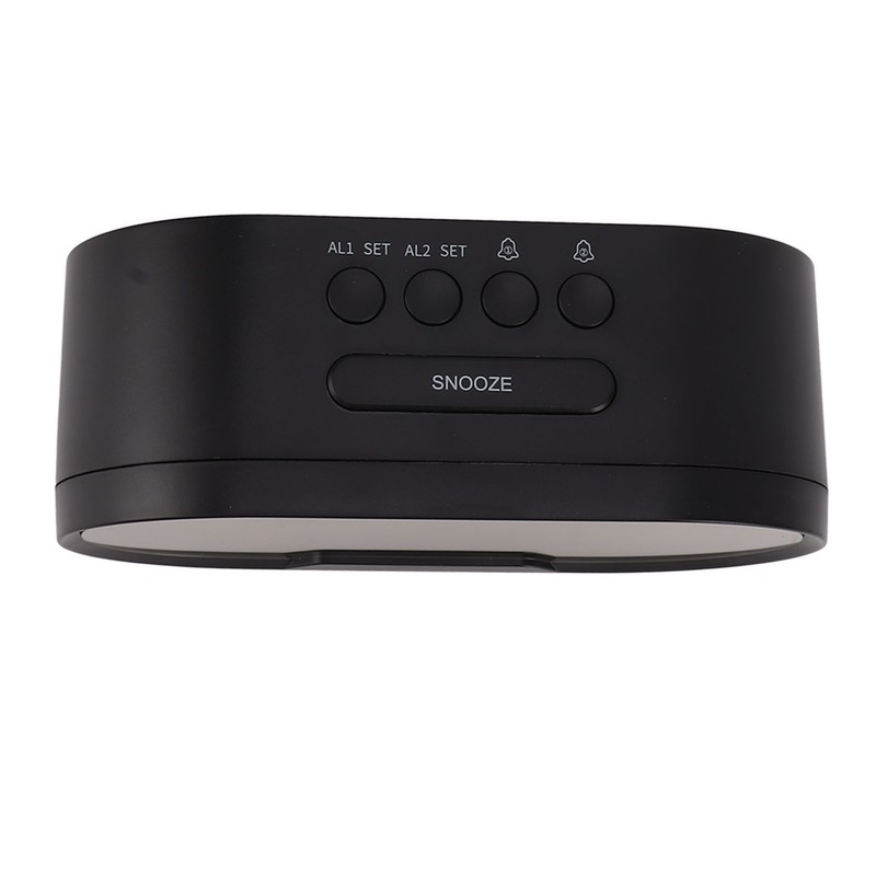 Digital Clock LED Alarm Big Digits Color Display Dimmable Adjustable