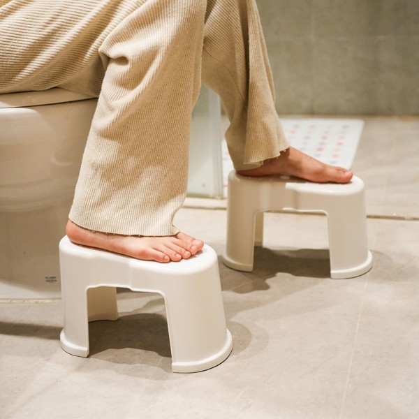 7''Split Foot Toilet Stool - Portable Squatting Poop Stool for