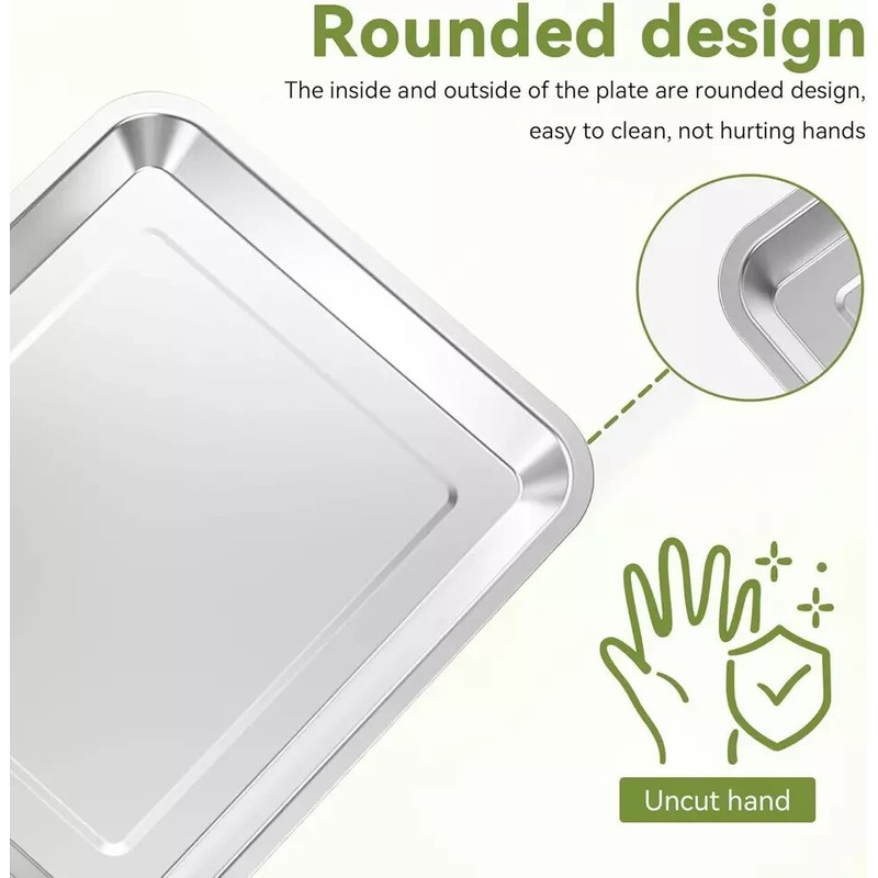 COWHERDING Stainless Steel Baking Tray Pan Compatible With Cuisinart Toaster