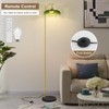EIDISUNY Gold Floor Lamp for Living Room, Modern Standing Lamp