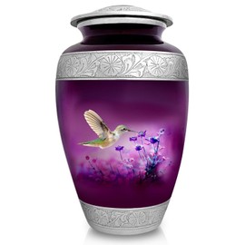 Loving Tribute Hummingbird Cremation Urn for Adult Human Ashes - Large Handcrafted Funeral Memorial to Remember Loved Ones
