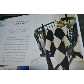 churchmouse  ChurchMouse Knitting Pattern  Garter Blocks Baby Blanket