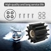 Vanshly,Sea Water Pump Threaded Impeller Repair Kit Replaces Volvo Penta