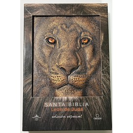 Biblia RVR 1960 Letra Grande Tamaño Manual León de Judá Edición Especial Bronce                                                                       
