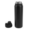 Stainless Steel Water Bottle Leak Proof Black Lightweight Insulated Water