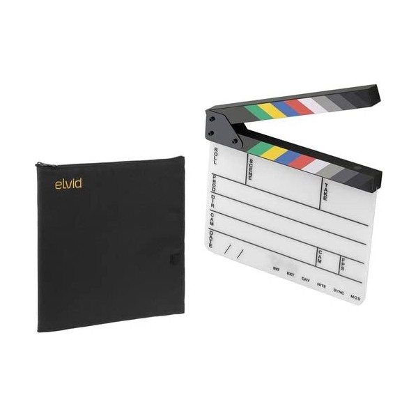 Elvid 9 x 11"" Acrylic Dry Erase Production Slate with Soft Case Kit