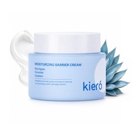 KIERO Crema Hidratante Facial Ceramidas y Agave Azul 50 g  Escualano, barrera cutánea, piel grasa, mixta y seca, textura ligera, no grasa, vegana,... 