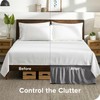 Bare Home Wrap Around Bed Skirt - for King Size