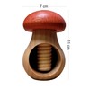 Wooden World Brown and Red Nutcracker Set of 2 Natural