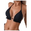 GORGLITTER Women's Bikini Tops Triangle Bikini Top Halterneck Bikini Top
