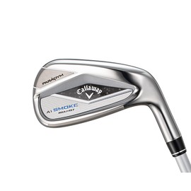 Callaway Right Single Piece Iron PARADYM Ai SMOKE MAX FAST IRONS (I#6 26° ELDIO 40 for Callaway A 36.625" C0 Medium Tone Carbon) Women's