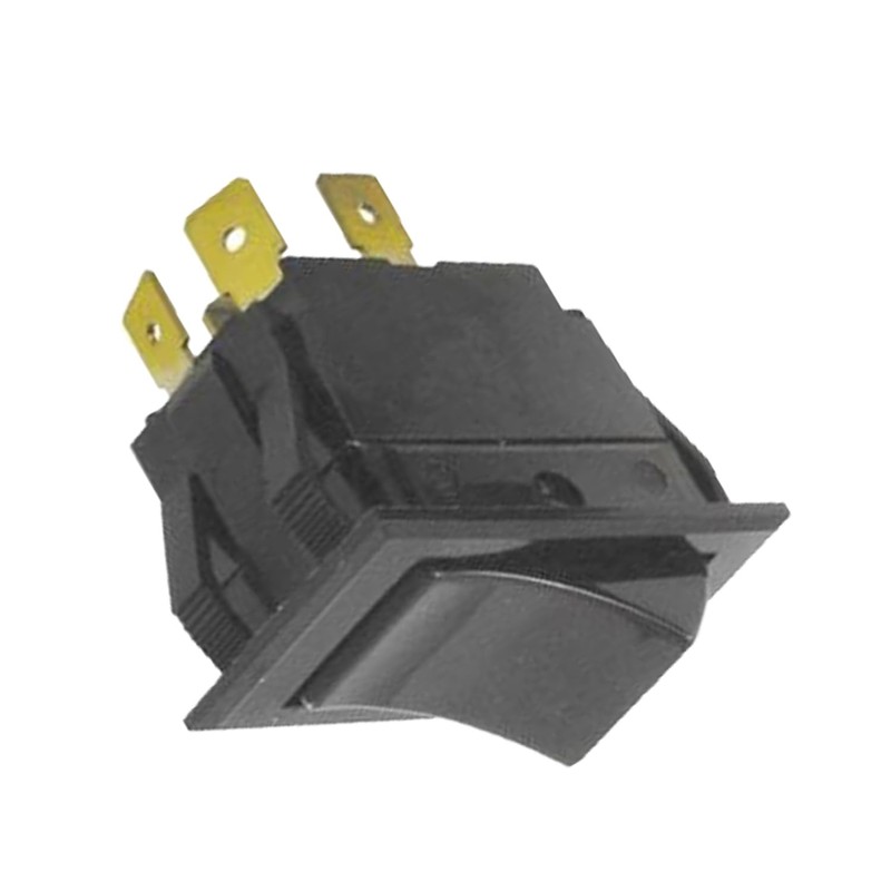 Op Rocker Switch - 7/8" x 1-1/2" DPST, 0808-116K, 4-Pin,