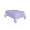 Unique Party 5081 5081-Lavender Plastic Tablecloth, 9ft x 4.5ft, Lavender,