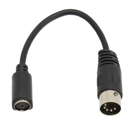 GOWENIC Adaptador Convertidor de Ratón para Teclado PS2, Cable Adaptador de Ratón de Teclado Hembra de 5 Pines DIN Macho a Mini DIN de 6 Pines para PS2, 5,9 Pulgadas