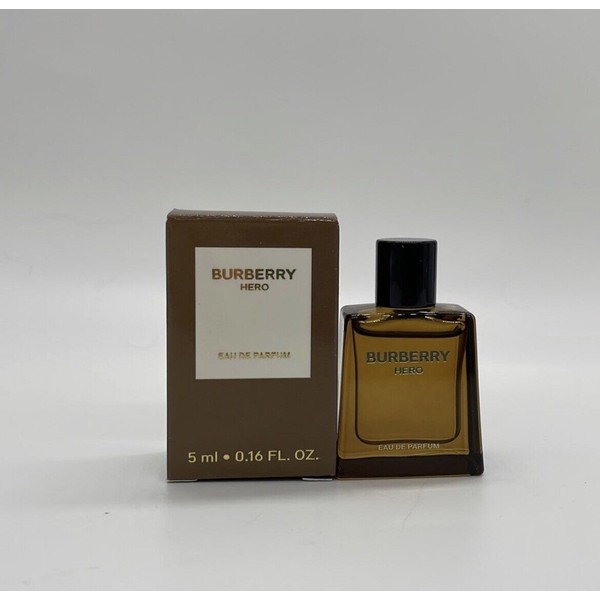 Burberry HERO For Men Eau de Parfum MINIATURE SPLASH 5ml/.16oz. NEW 2022, L@@K!
