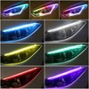 TEKSHINNY Headlight LED Strip, 2Pcs 24 Inches Flexible Dual Color