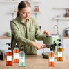 Nuogo 6 Pcs Coffee Syrup Dispenser Bottles Set 750ml, 500ml,