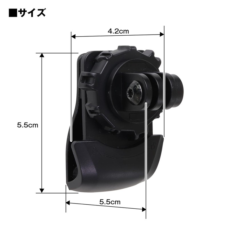 Clip On Mount Clip On Mount Helmet Mount GoPro Hero12/11/10/9/8/Max/7/6/5