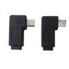 Posdou 1 Pair Right Left 90 Degree Angle Micro USB