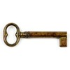 Furniture Key Antique Style Furniture Bronzed Replacement Key Blank Brass