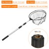 PATIKIL Folding Fishing Net, 2Packs Round Extend to 4.9ft Aluminium