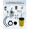 Carburetor Carb Kit Fit for Yamaha Timberwolf YFB 250 TFB250