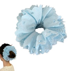 Large Scrunchies for Women, Big Jumbo Extra Scrunchies, Soft Oversized Hair XL Scrunchie for Thick Hair, Women Giant Scrunchie