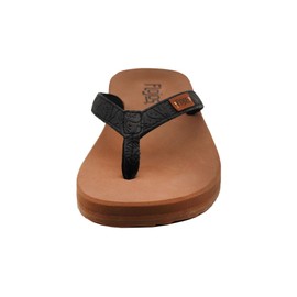 FLOJOS Women's Billie Sandal, Black Artisan, 8