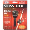 Swiss+Tech ST66685 Utili-Key MX 5-in-1 Key Ring Multi-Function Tool New
